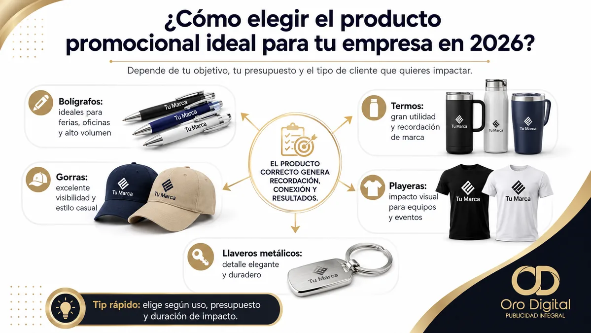 ¿Cómo elegir el producto promocional ideal para tu empresa en 2026?